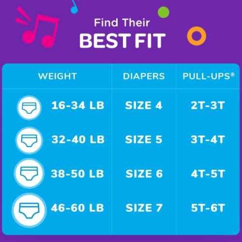 Pull-Ups Learning Designs Boys' Potty Training Pants 2T-3T (16-34 lbs) Perspective: left