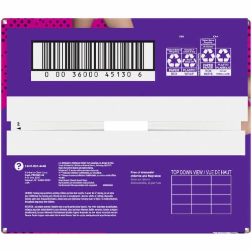 Pull-Ups Learning Designs Girls' Potty Training Pants, 4T-5T (38-50 lbs) Perspective: left