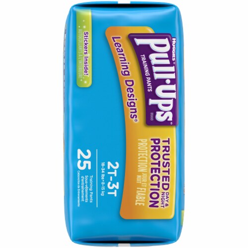 Pull-Ups Learning Designs Boys' Potty Training Pants, 2T-3T (16-34 lbs) Perspective: left