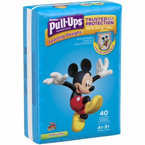 Pull-Ups Learning Designs Boys' Potty Training Pants, 4T-5T (38-50 lbs) Perspective: left