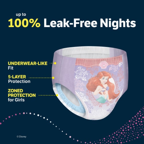Goodnites Girls' Bedwetting Underwear XS (28-43 lbs) Perspective: left