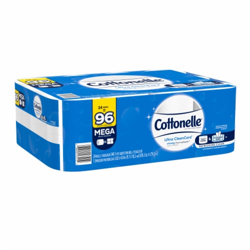 Cottonelle CleanCare Toilet Paper Perspective: left