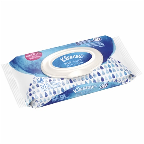 Kleenex Gentle Clean Wet Wipes Perspective: left
