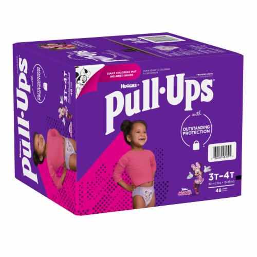 Pull-ups Girls Training Pants Size 3t-4t (32-40 Lb.), Potty Training, Baby & Toys