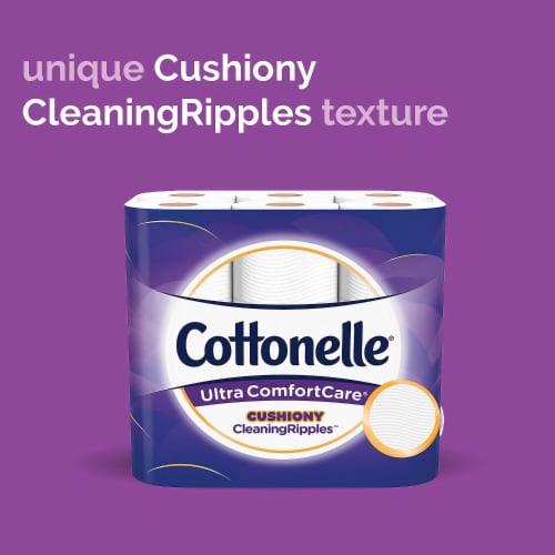 Cottonelle Ultra ComfortCare Mega 2-Ply Standard Toilet Paper Perspective: left