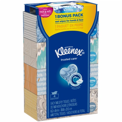 Kleenex Facial Tissue Multipack Perspective: left