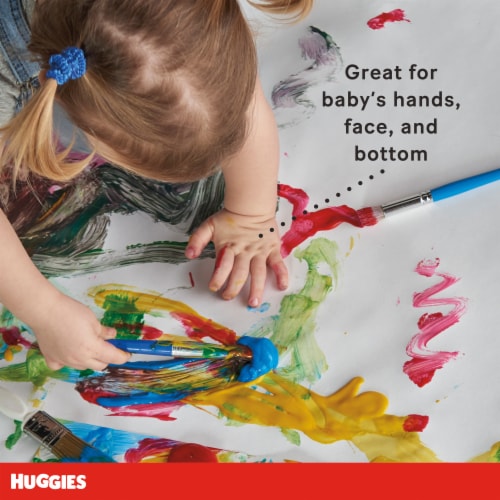 Huggies® Simply Clean® Fragrance Free Baby Wipes Flip-Top Pack Perspective: left