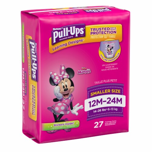 Pull-Ups Learning Designs Girls' Potty Training Pants, 12M-24M (14-26 lbs),  27 ct - Fry's Food Stores