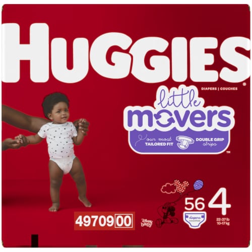 Pampers little best sale movers size 4