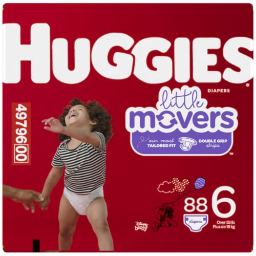 Huggies little sales movers diapers size
