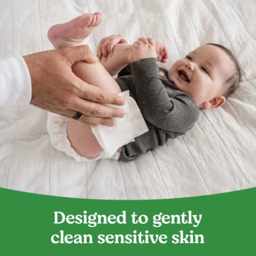 Huggies Natural Care Unscented Sensitive Baby Wipes Perspective: left