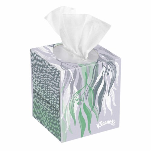 Kleenex Soothing Lotion Tissue, 3-Ply, 85 Count (12 Pack) Perspective: left