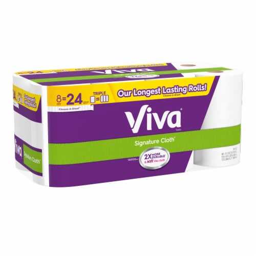 Viva Signature Cloth Choose-A-Sheet Paper Towels Perspective: left