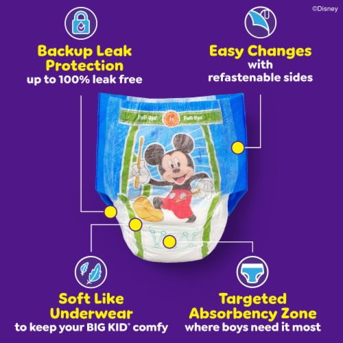 Huggies Pull-Ups New Leaf Boys' Potty Training Pants Training Underwear,  3T-4T, 14 Ct