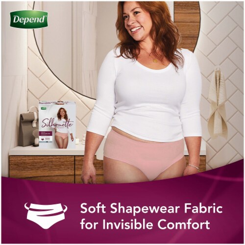 Depend Silhouette Disposable Underwear Female Waistband Style Small, 51413,  Maximum, 16 Ct, Small, 16 ct - Gerbes Super Markets