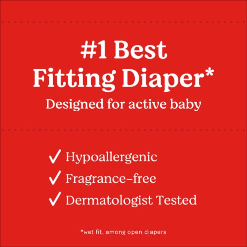Huggies Little Movers Baby Diapers Size 7 Perspective: left