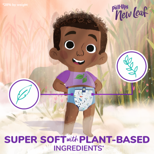 Pull-Ups® New Leaf Boys' Potty Training Pants, 4T-5T (38-50 lbs) Perspective: left