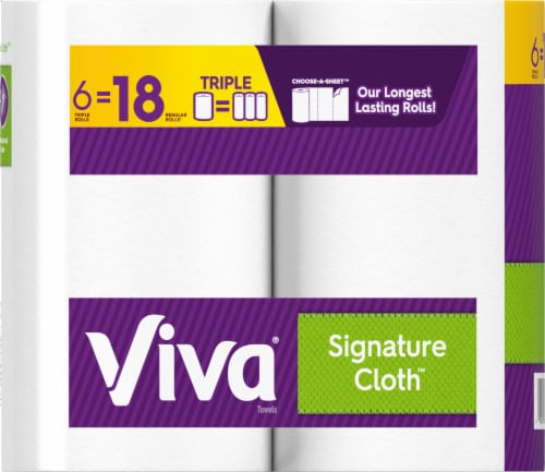 Viva® Signature Cloth Paper Towels Perspective: left