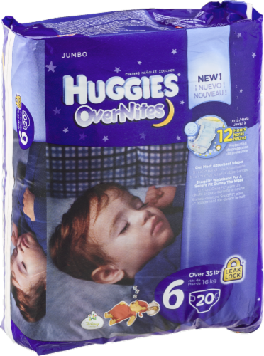 Huggies nighttime size best sale 6