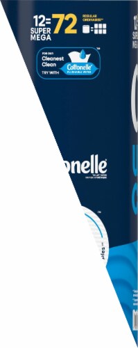 Cottonelle® Ultra Clean Mega Roll Bath Tissue Perspective: left