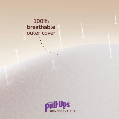 Pull Ups Girls' Skin Essentials Training Pants 4T-5T (38-50 lbs) Perspective: left