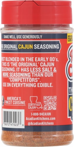 Ragin' Cajun™ Fixin's Original All Purpose Cajun Seasoning Perspective: left