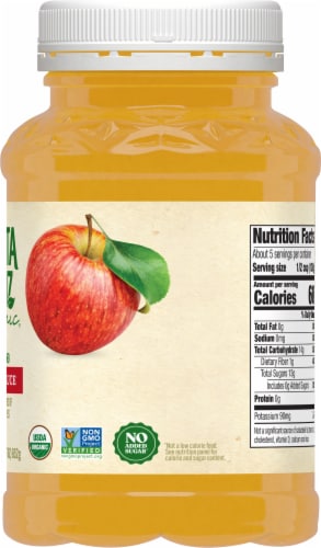 Santa Cruz Organic Original Applesauce Jar Perspective: left