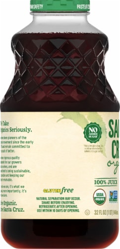 Santa Cruz Organic® Red Tart Cherry Juice Perspective: left
