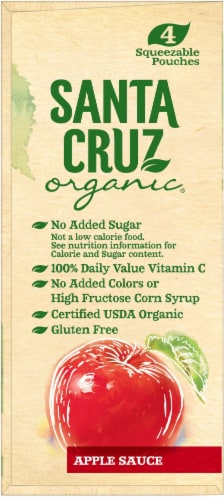 Santa Cruz Organic® Apple Sauce Pouches Perspective: left