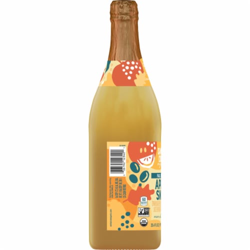 Santa Cruz Organic Apple Snap Sparkling Juice Perspective: left