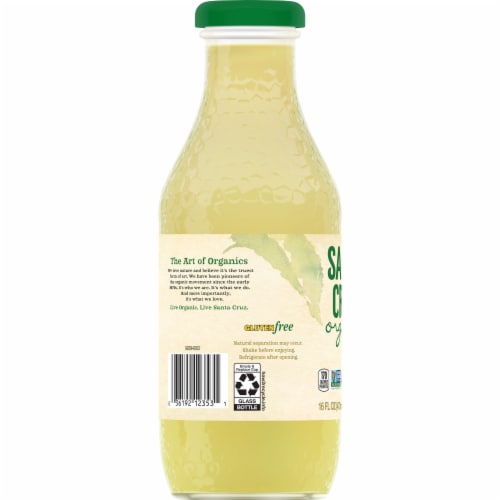 Santa Cruz Organic Lemonade Perspective: left
