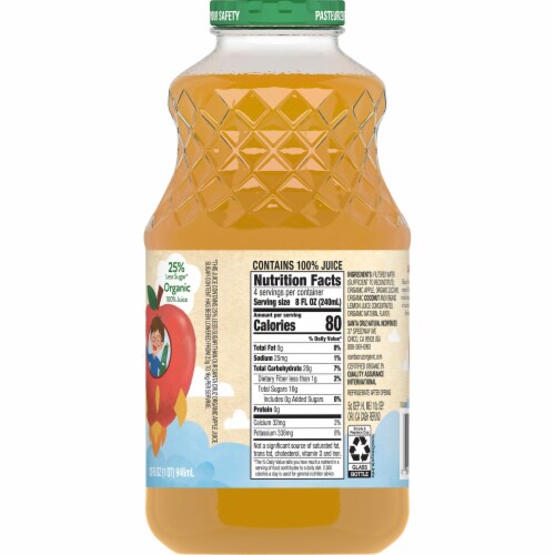 Santa Cruz Organic® Sensible Sipper Apply Juice Perspective: left