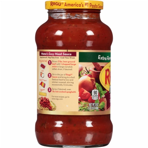 Ragu Robusto 7-Herb Tomato Pasta Sauce Perspective: left