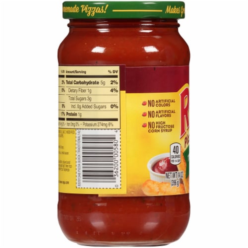 Ragu Pizza Quick Traditional Sauce Perspective: left
