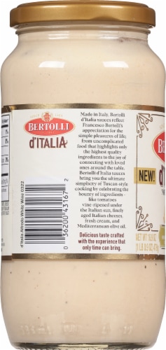 Bertolli d'Italia Alfredo Sauce Perspective: left