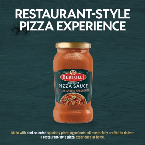Bertolli® Artisan Garlic Margherita Pizza Sauce Perspective: left