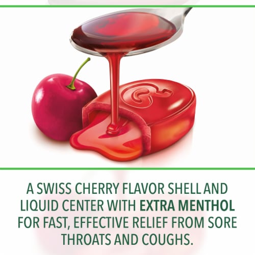 Ricola® Max Throat Care Swiss Cherry Wrapped Drops Perspective: left