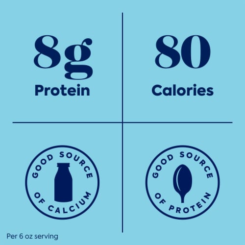 Dannon Plain Nonfat Yogurt Tub Perspective: left