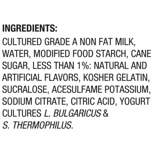 Light + Fit Vanilla Nonfat Yogurt Tub Perspective: left
