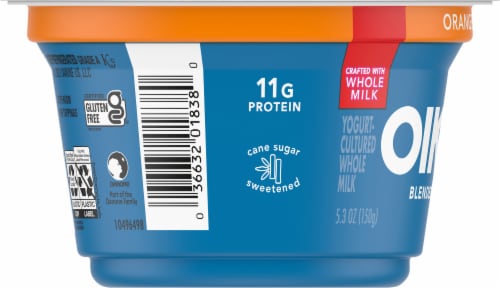 Oikos® Orange Cream Blended Greek Yogurt Perspective: left