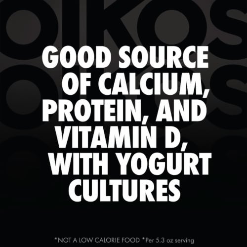 Oikos® Triple Zero Mixed Berry Nonfat Greek Yogurt Perspective: left