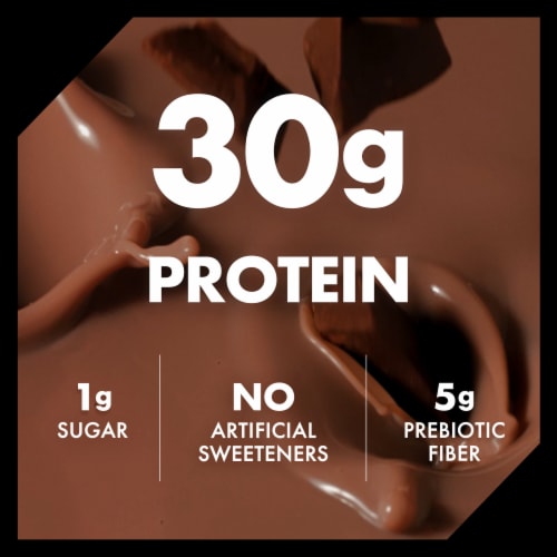 Oikos Chocolate Protein Shake Perspective: left