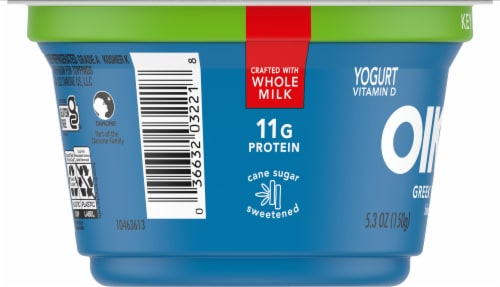 Oikos® Key Lime Greek Yogurt Cup Perspective: left