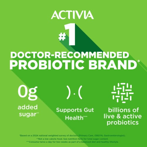 Activia®️ Mixed Berry/Strawberry Banana Probiotic Dailies Low Fat Yogurt Drink Perspective: left