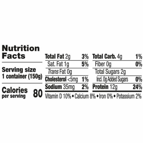 Too Good & Co. Strawberry Yogurt-Cultured Ultra-Filtered Low Fat Milk Product Cup Perspective: left