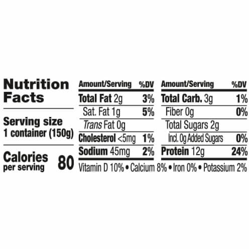Two Good® Meyer Lemon Lowfat Greek Yogurt Perspective: left