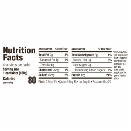 Too Good & Co. Good Save Meyer Lemon Low Fat Lower Sugar Gluten Free Greek Yogurt Cups Perspective: left