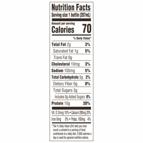 Too Good & Co. Strawberry Banana Smoothie Drink Bottle Perspective: left