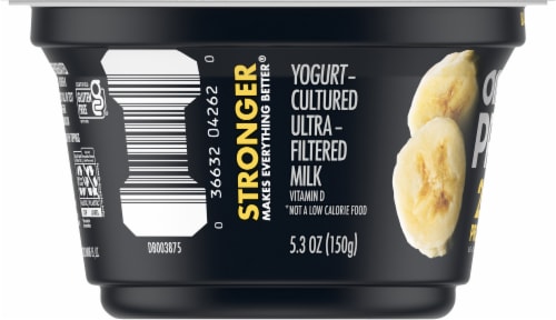 Oikos Pro® Banana Yogurt Cup Perspective: left