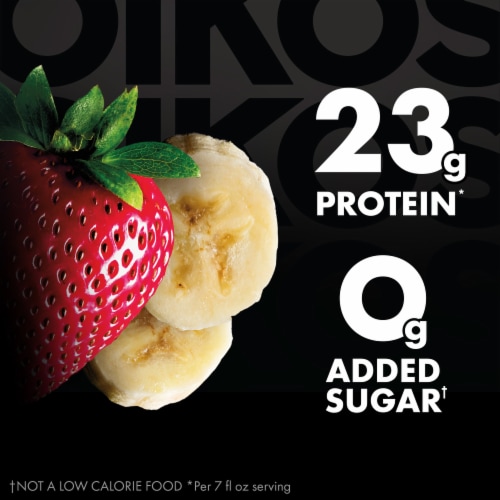 Oikos Pro Cultured Strawberry Banana Dairy Drink Perspective: left